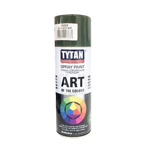 Краска аэрозольная / Tytan Ptofessional Art / темно-зеленая RAL 6005
